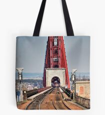 Rail Route Over Forth Bridge Tote Bag