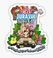 It's a Small Jurassic World (1A) Sticker