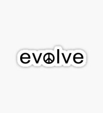 Evolve: Coexist in Peace Sticker