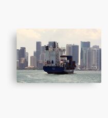 Cargo Ship Canvas Print