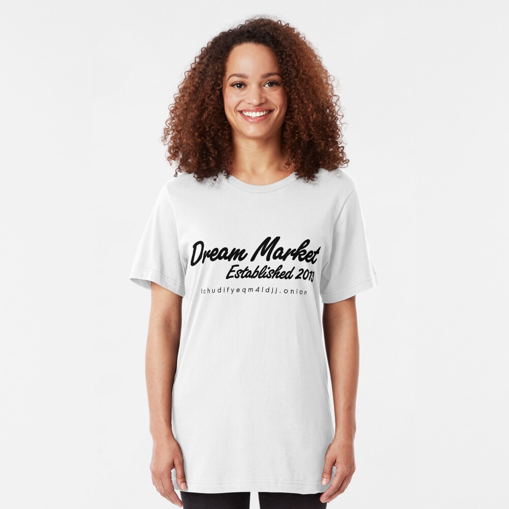 Dream Market with URL Slim Fit T-Shirt