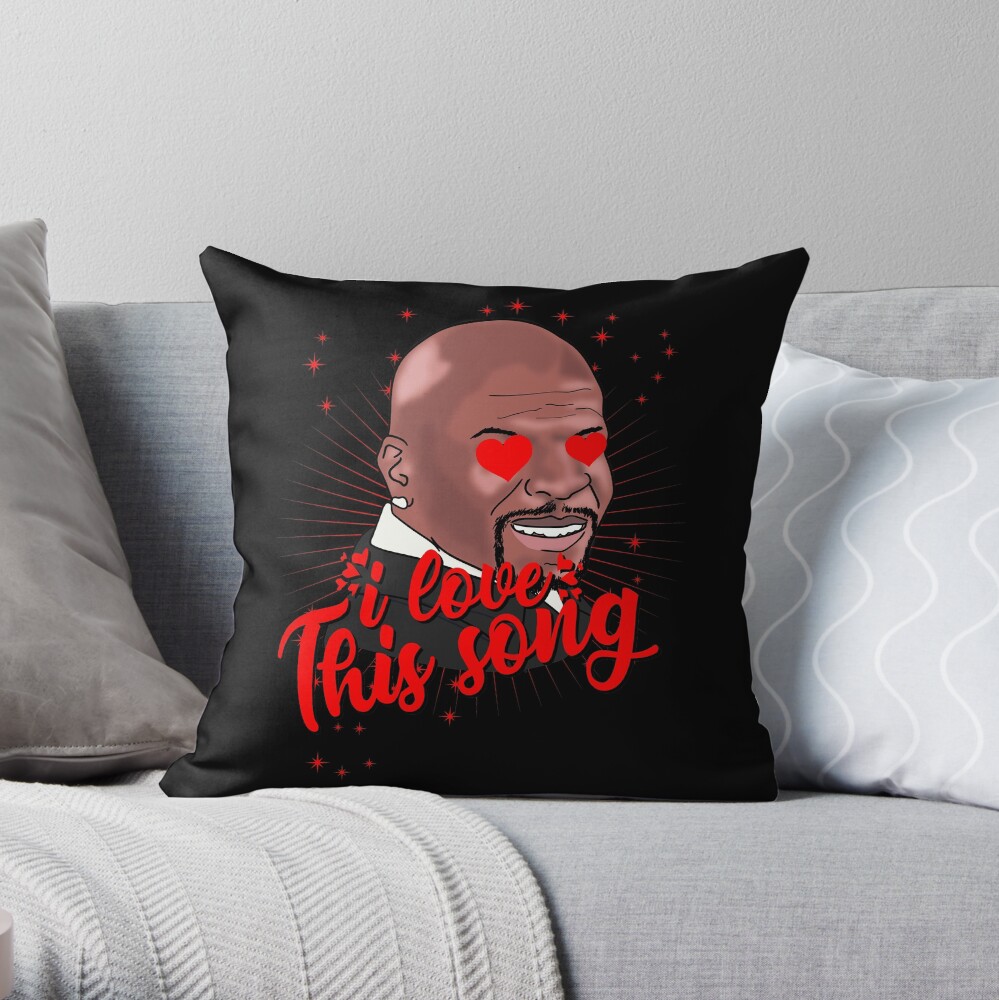 Latrell Terry Crews I Love This Song Throw Pillow By