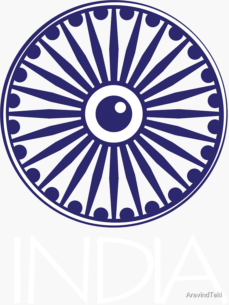 "Ashok Chakra, India" Sticker by AravindTeki Redbubble