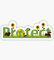 Protect our planet Sticker