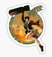 Bomber Dear - Putting Warheads on Axis Foreheads Sticker