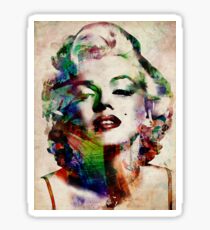 Marilyn Monroe Urban Art Sticker