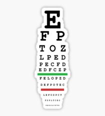 eye test Sticker