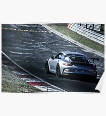 Porsche GT3.RS (991) on the Nürburgring Nordschleife Poster