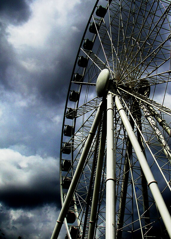 "Wheel go round" by Mark Malinowski Redbubble