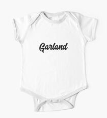 Garland Script Short Sleeve Baby One-Piece