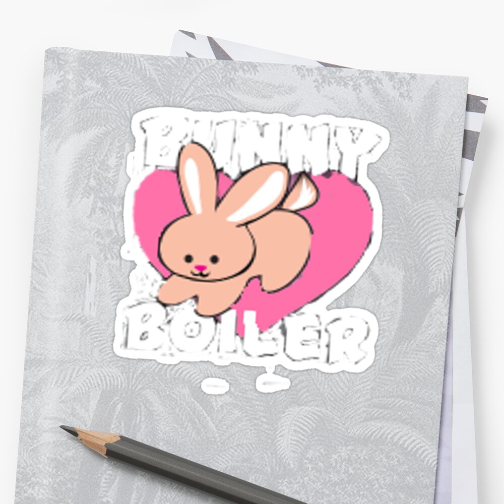 bunny-boiler-sticker-by-afrosmurfs-redbubble