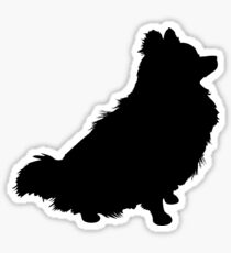 Pomeranian Silhouette Sticker