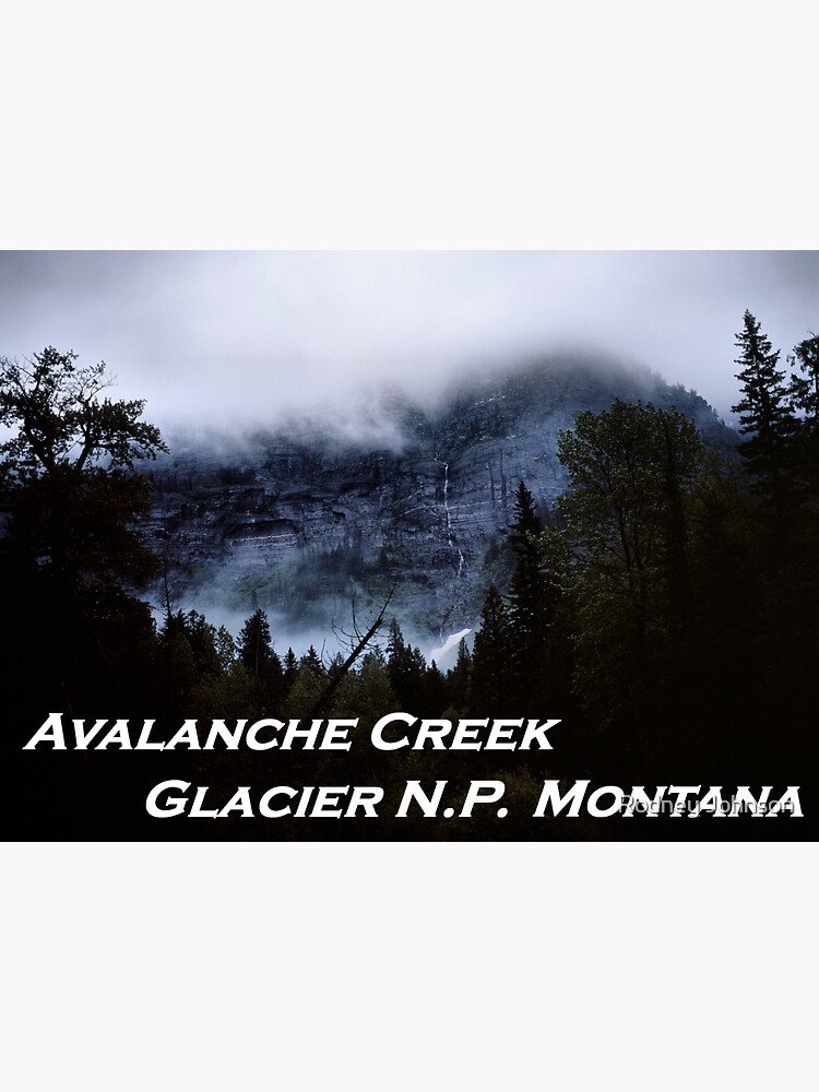 Avalanche Creek, Glacier N.P., Montana by rodneyj46