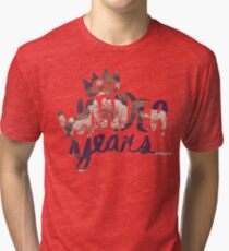 The Wonder Years floral logo Tri-blend T-Shirt