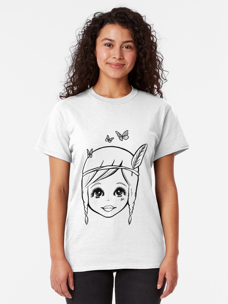 Alternate view of Boho Girl in the Spring Classic T-Shirt