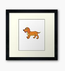 dachshund Framed Print