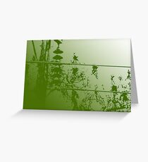 man made trees. Greeting Card