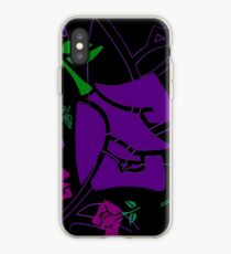 Vinilo o funda para iPhone Stained Glass Rose - Purple