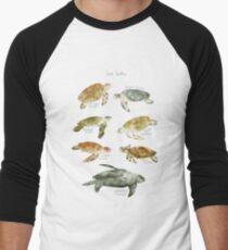 Meeresschildkröten Baseballshirt für Männer