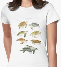 Camiseta entallada para mujer Tortugas de mar