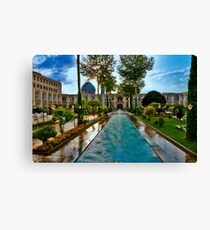 The Amazing Abbasi Hotel - Courtyard Fountains - Esfahan - Iran Canvas Print