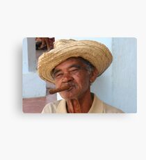 Cuban Man Canvas Print