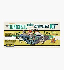 Lámina fotográfica THUNDERBALL ACUÁTICA EXTRAVAGANZA