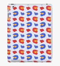 red versus blue iPad Case/Skin