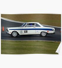 Ford Falcon (1964 White) Poster
