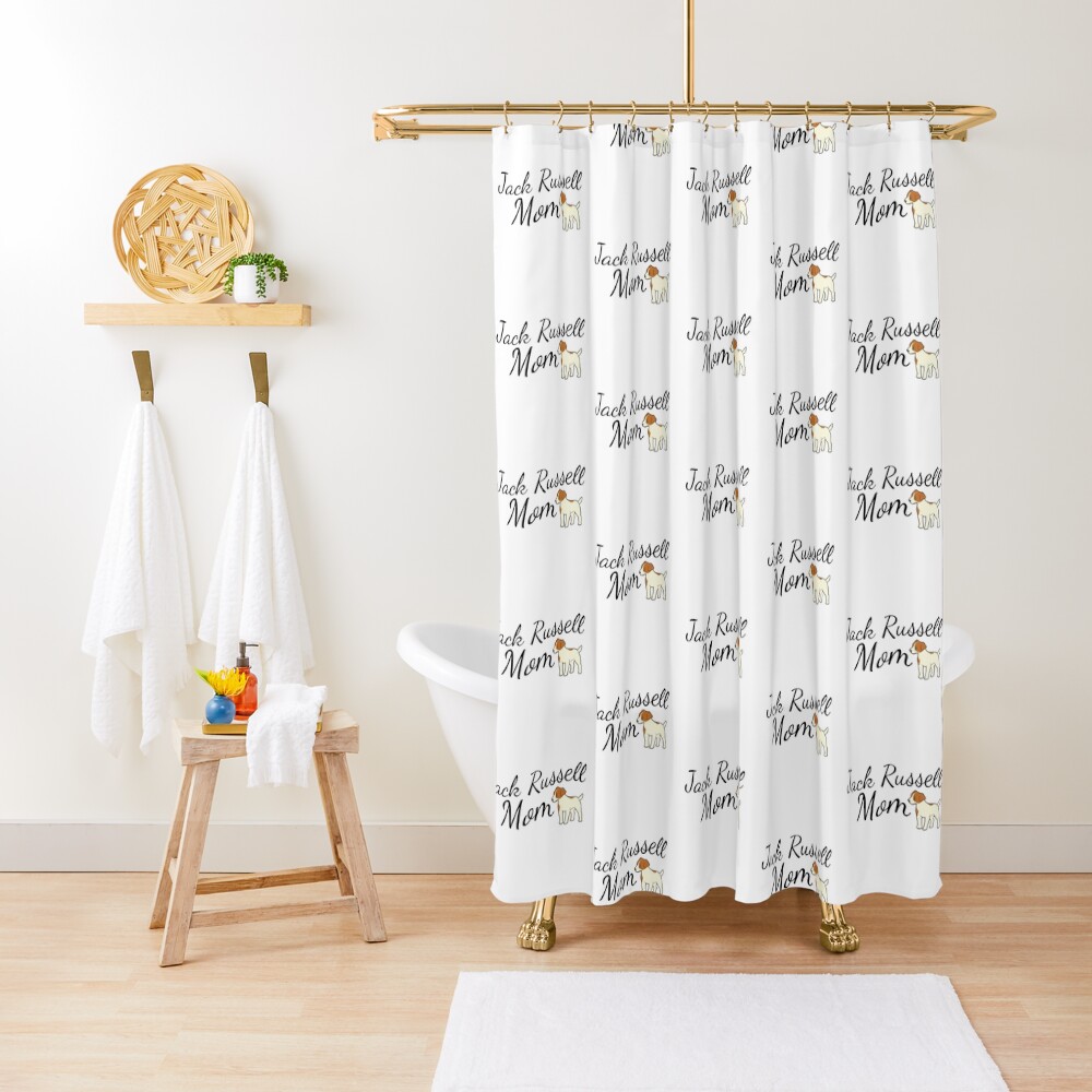 Jack Russell Terrier Mom Shower Curtain