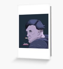 Swervin Merv Greeting Card