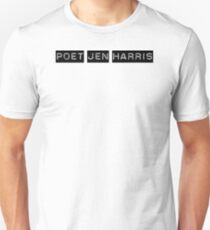 Poet Jen Harris : DYMO Slim Fit T-Shirt
