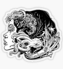 Poseidons Herrin Stellvertreter Transparenter Sticker