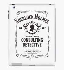 World's Only Consulting Detective (BW) iPad Case/Skin