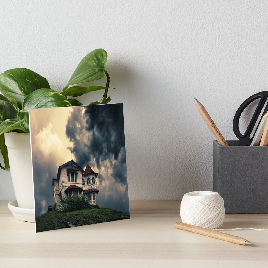 Storm on the horizon Art Board Print