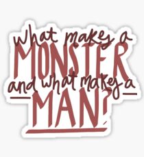 Hunchback of Notre Dame - What Makes a Monster? Sticker