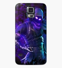 Funda/vinilo para Samsung Galaxy Battle Royale Raven azul oscuro oficial oculto
