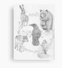 Folktale Creatures Canvas Print