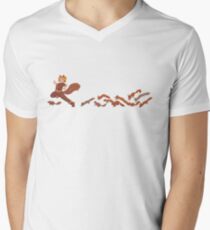 Run, squirrel, run! V-Neck T-Shirt