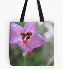 Glossy-eyed Flower Tote Bag