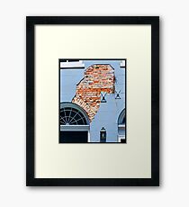 French Quarter Facade Framed Print
