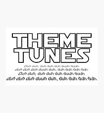 Theme tunes Photographic Print