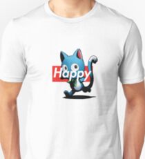 Oberste Box Logo Fairy Tail Happy Slim Fit T-Shirt