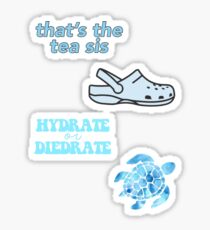 Package of Blue Stickers Sticker