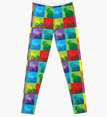 Uniquely quilty colourful Unicorn pattern Leggings