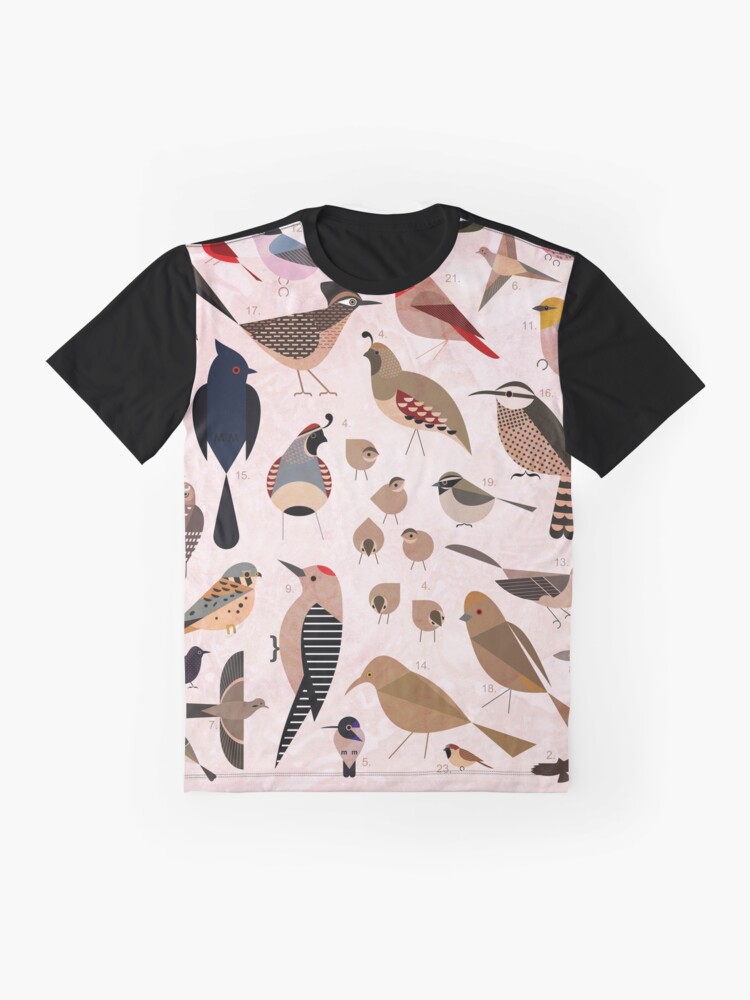Alternate view of Sonoran Birds Graphic T-Shirt