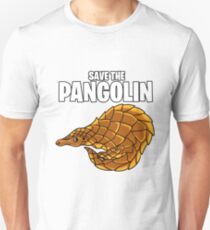 Pangolin Schuppentier Retten Selten Slim Fit T-Shirt