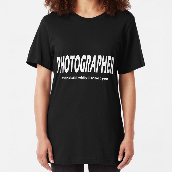 Photographer Slim Fit T-Shirt