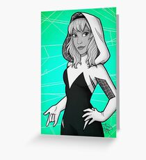 Spider-Gwen Greeting Card