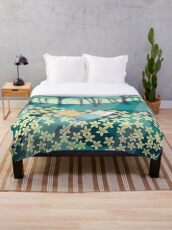 Field of Flowers (Adventure Time) Throw Blanket